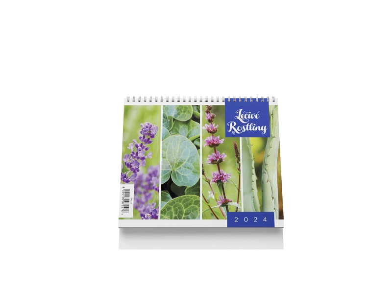 Stolní kalendář 2024 175x170mm - Léčivé rostliny (10ks/bal)