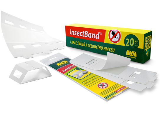InsectBand- Lapač lezoucího hmyzu bez potisku 2K (20sad/bal)