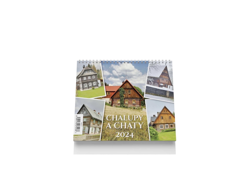 Stolní kalendář 2024 175x170mm - Chaty a chalupy (10ks/bal)
